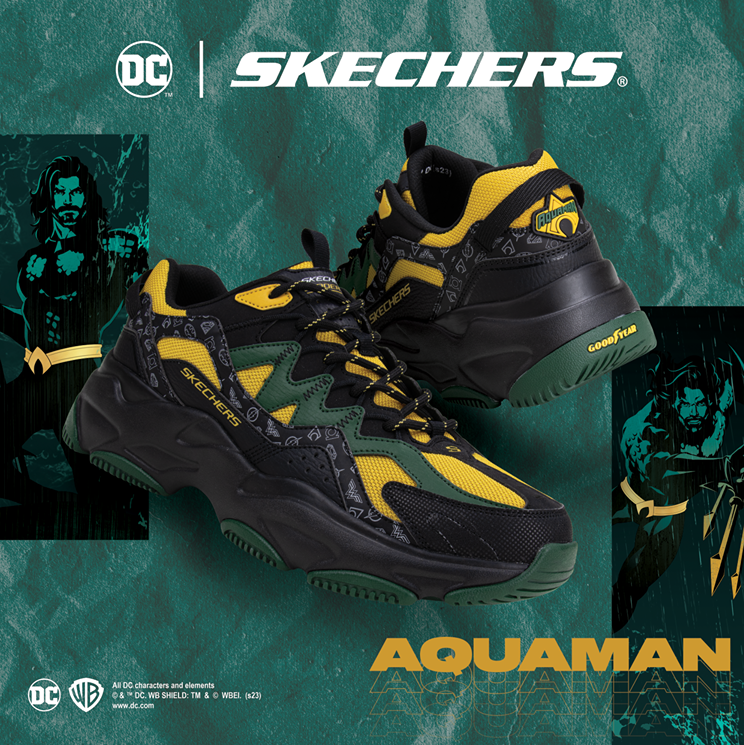 SKECHERS Lander S Aquaman水行俠款(男裝) $899