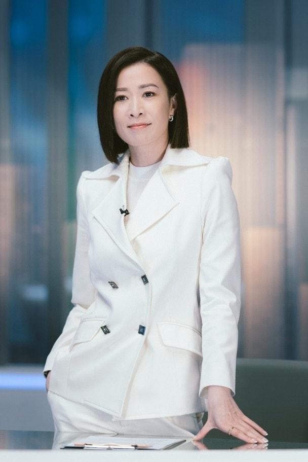 新聞女王中佘詩曼演Man姐外表剛強。
