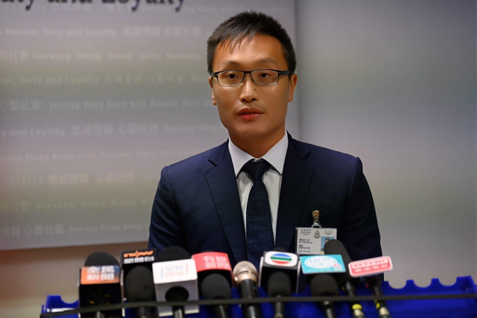 譚浩然督察表示,涉案的士司機手部受傷,認為他反抗是「人之常情」,惟最好「閃避」。