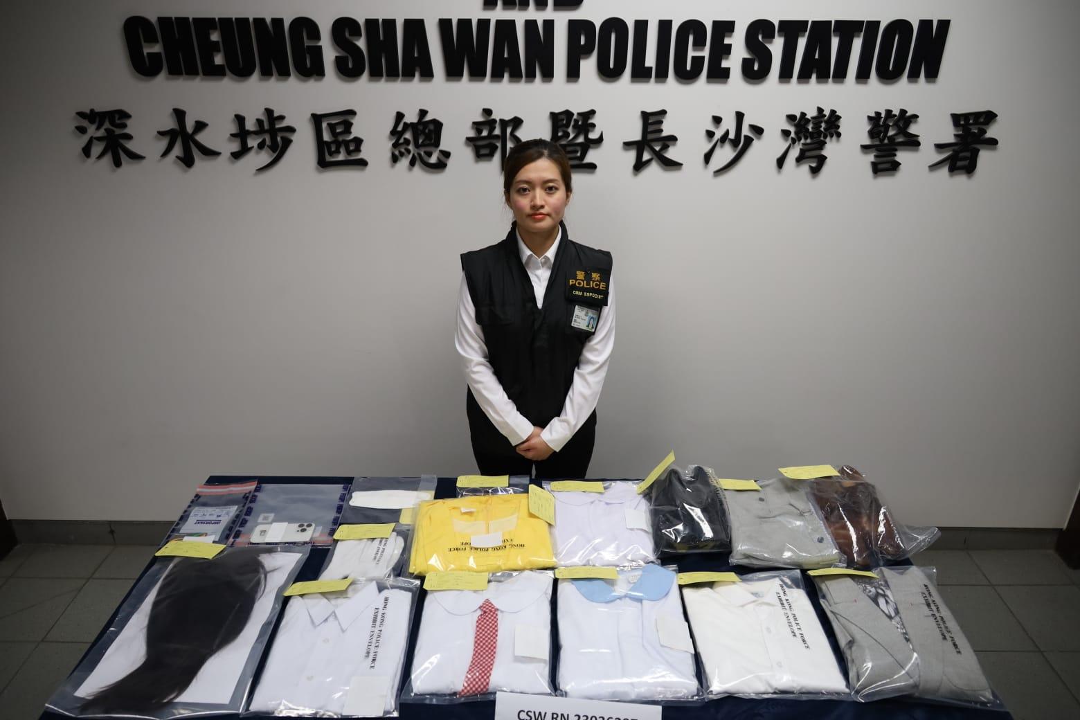 警方交代案件詳情。(鍾式明攝)