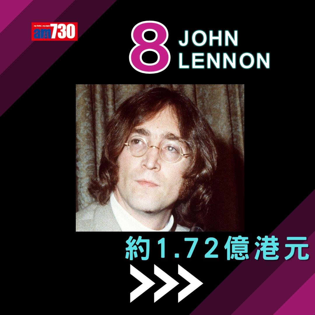 《福布斯》已故名人收入排行榜(am730製圖)