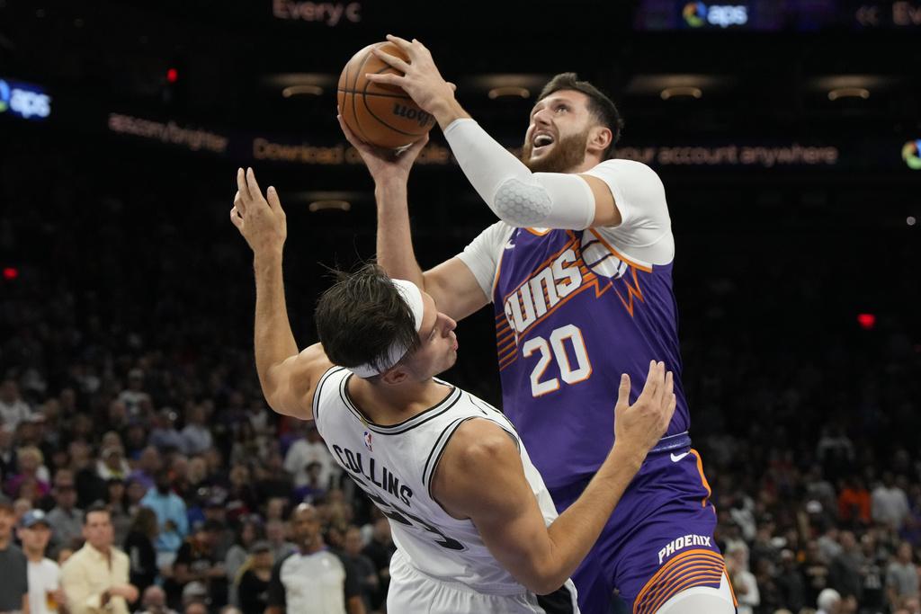 太陽主場再負馬刺。(美聯社)