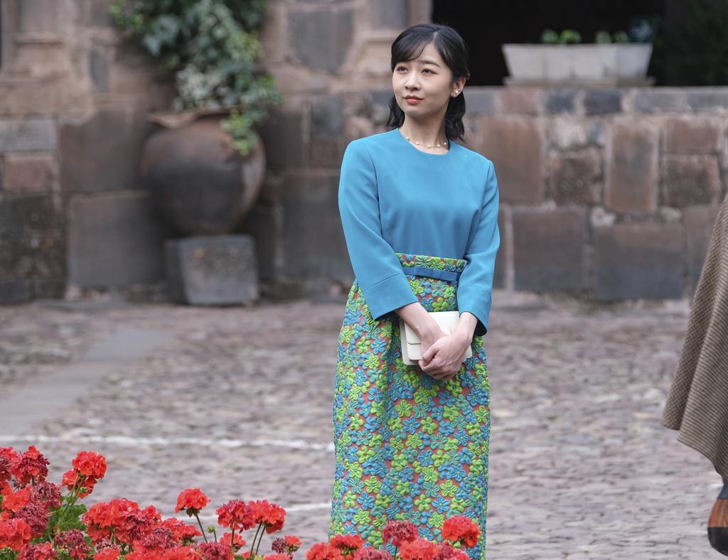日本「最美公主」佳子訪秘魯 參觀庫斯科古城、馬丘比丘(美聯社)