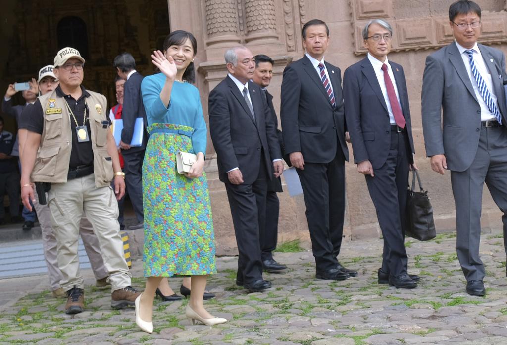 日本「最美公主」佳子訪秘魯 參觀庫斯科古城、馬丘比丘(美聯社)