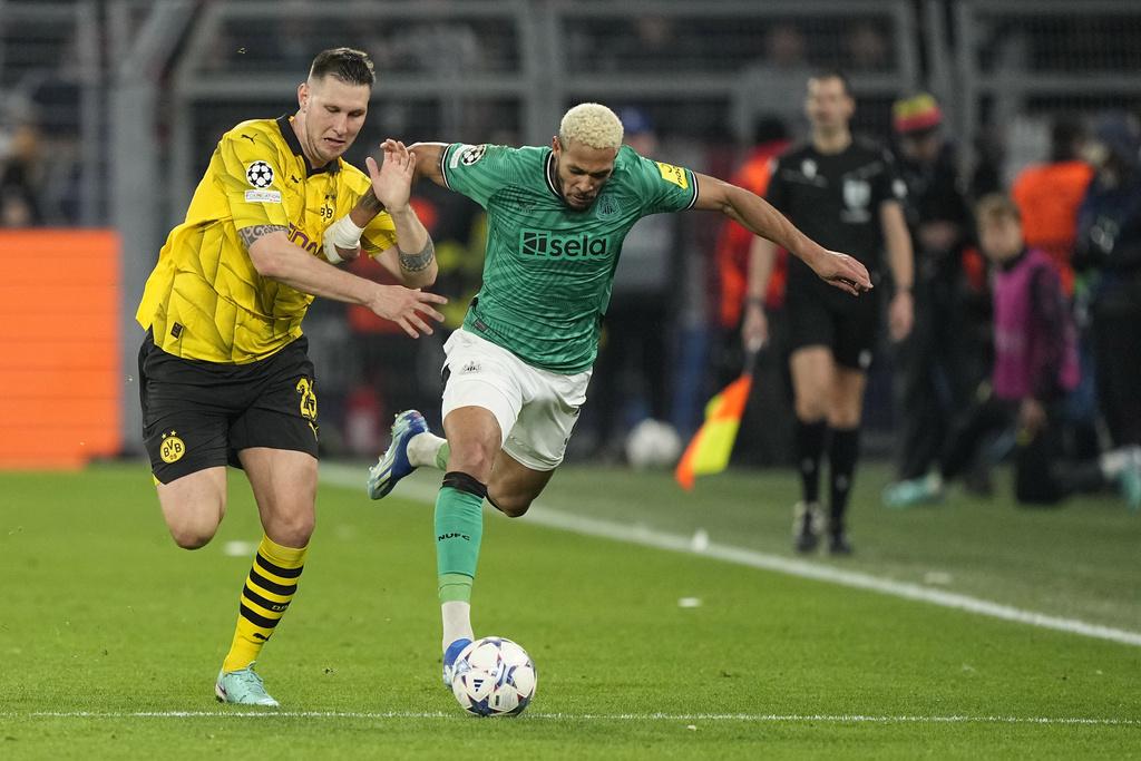 多蒙特主場2:0擊敗紐卡素。(美聯社)