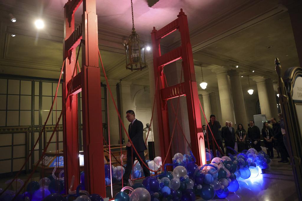 APEC|會議場地。(美聯社)