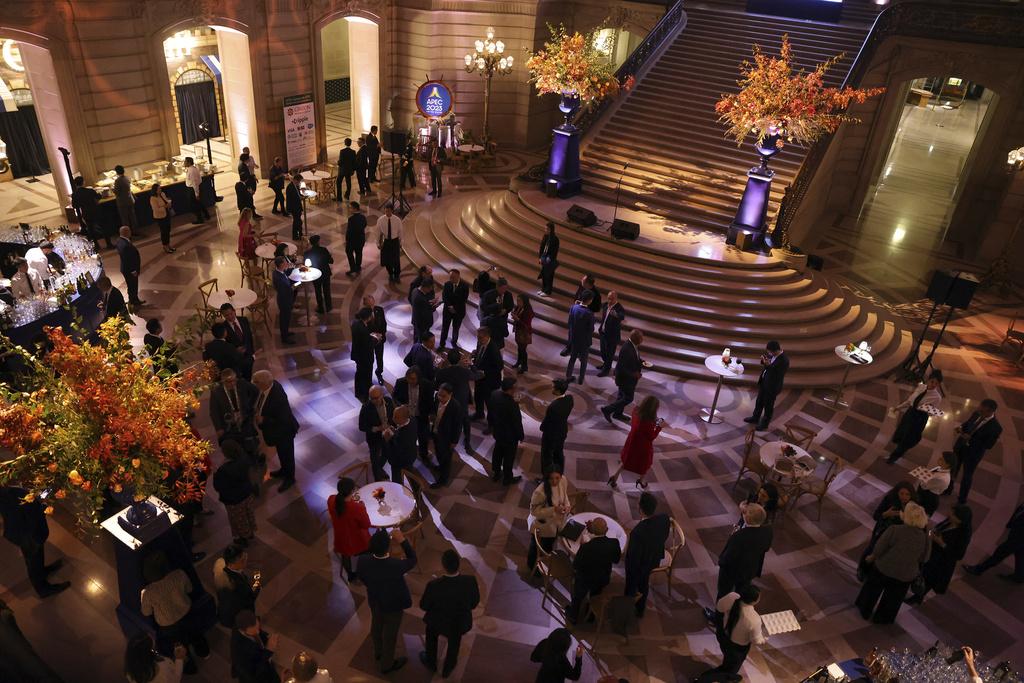 APEC|會議場地。(美聯社)