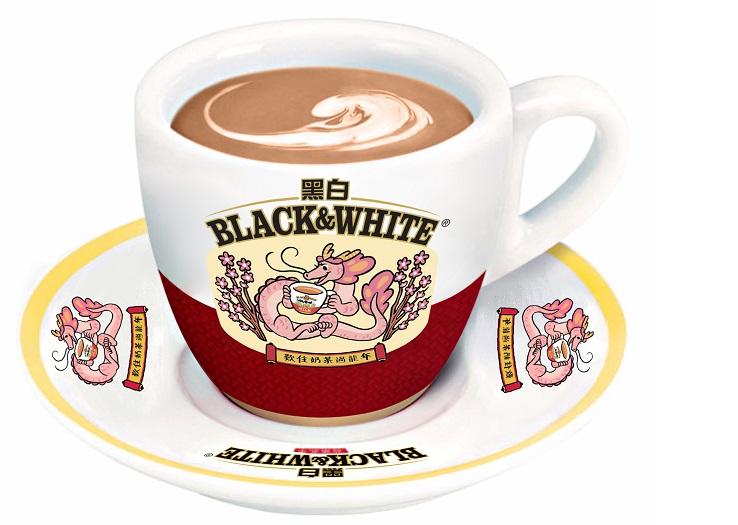 90後本地插畫師彭康兒(Bonnie Pang),以龍年為主題,設計出一對應節的奶茶杯碟套裝。