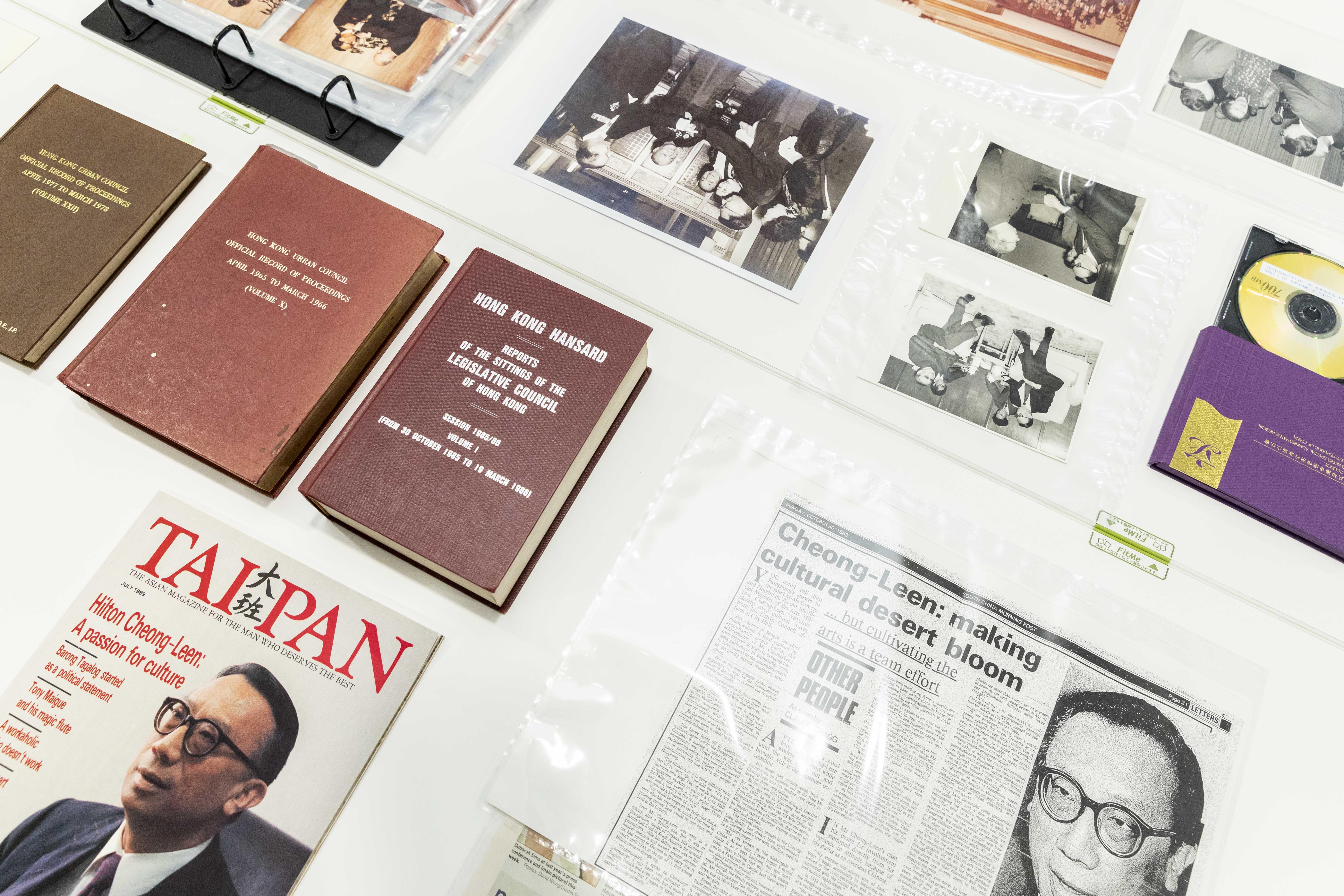 張有興眾多珍貴藏品捐贈予中大圖書館。(中大提供)