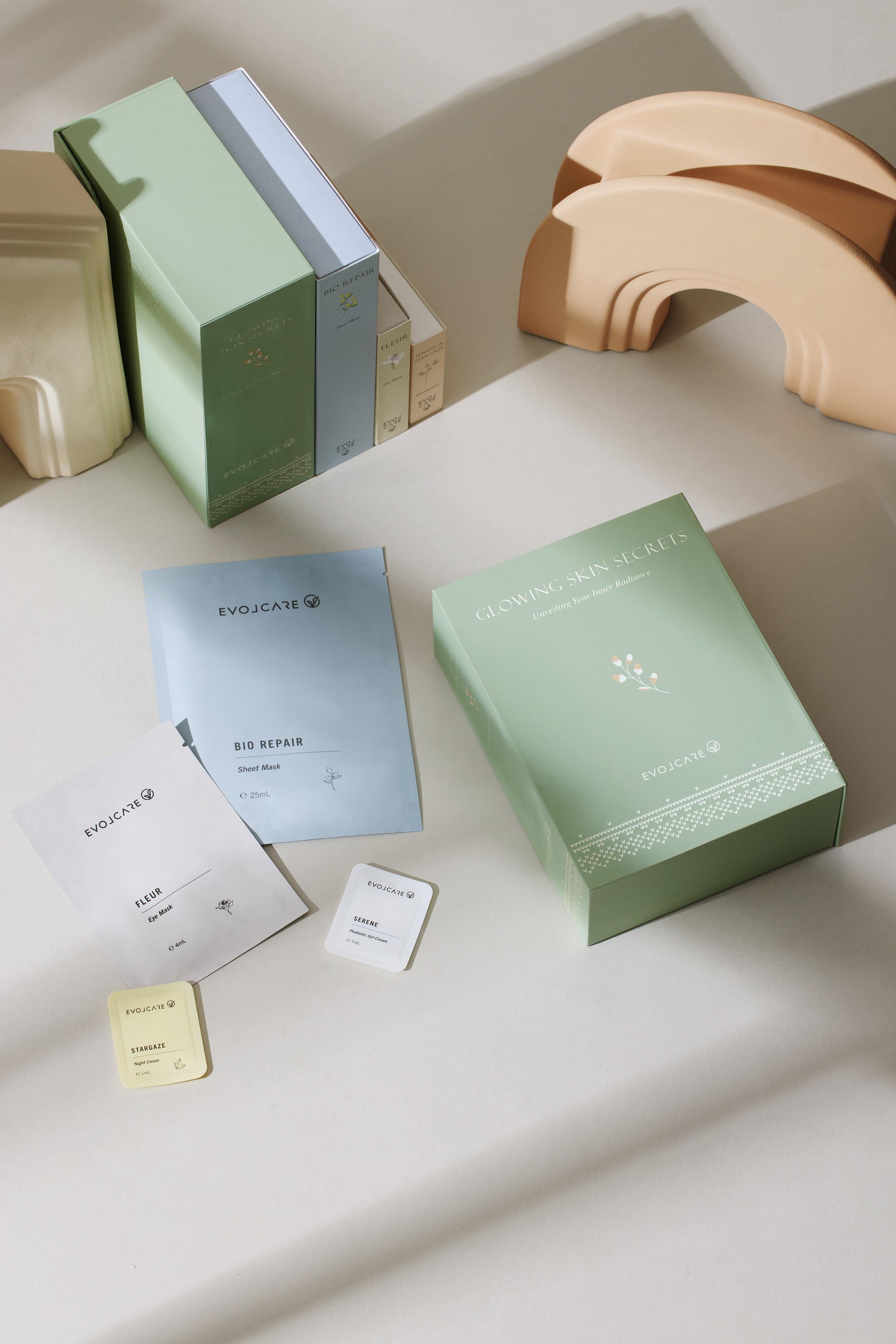 2023聖誕套裝推介|EVOLCARE Glowing Skin Secrets修復滋潤護膚禮盒 $580