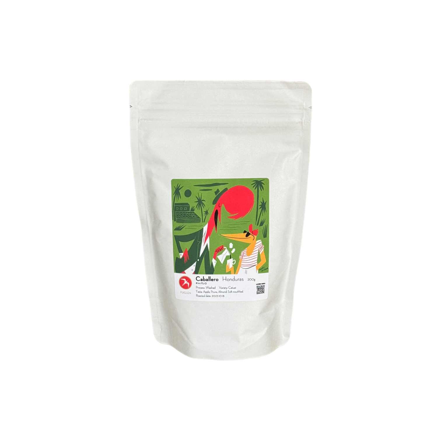 FUGLEN Coffee CABALLERO / HONDURAS $240|選用洪都拉斯Marizabel Caballero and Moises Herrera>El Pantanal農場出產的咖啡豆,配以淺烘焙製作,帶有蘋果、杏桃的酸度與杏仁的堅果味,入口舒服順喉。