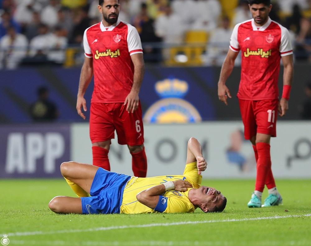 C朗比賽途中受傷。(艾納斯X)