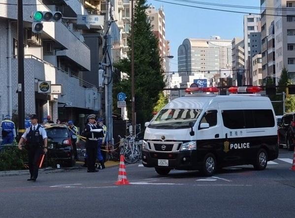 東京惠比壽發生交通意外。(X)