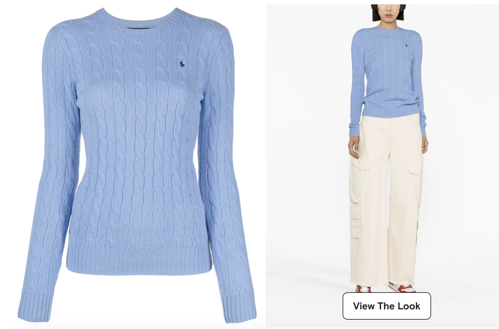 雙11優惠|Polo Ralph Lauren Polo Pony cable-knit jumper  特價:$1,258;原價:$1,677