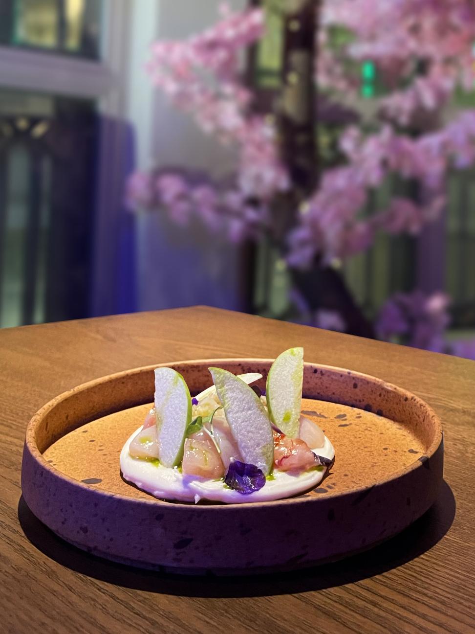 北海道帶子慕絲煙燻牡丹海老