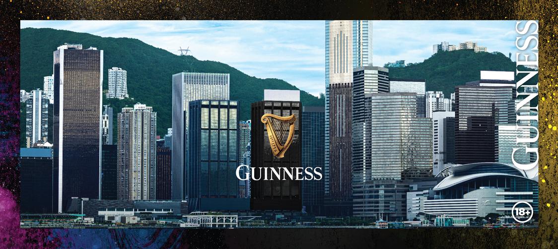 這個城市、甚至生活中的每一點細節,都充滿了無限的可能性及黑色魔力,就像一杯Guinness健力士醇黑生啤一樣,充滿著無窮的黑色魔力!