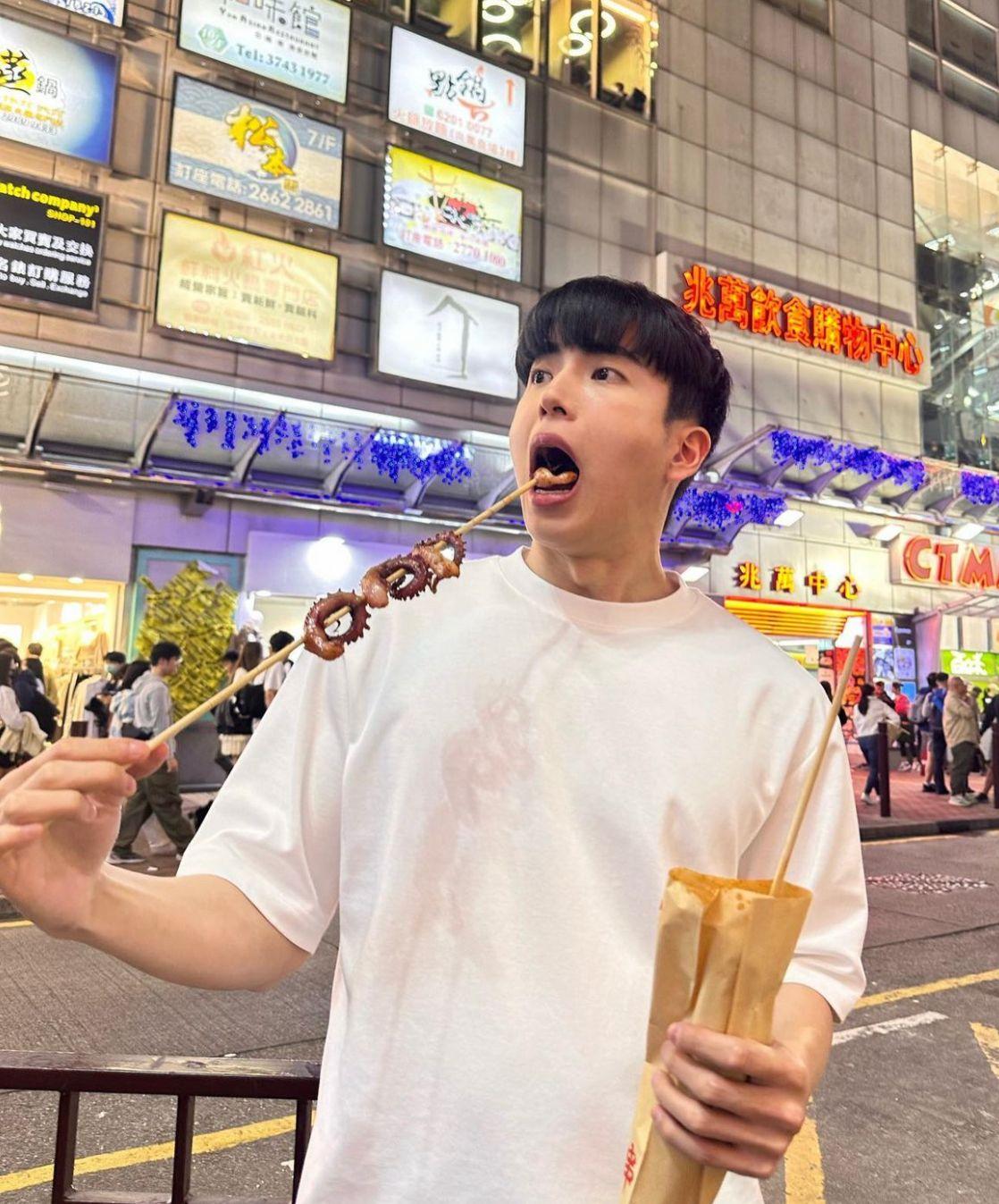 Nonkul日前快閃香港開工。