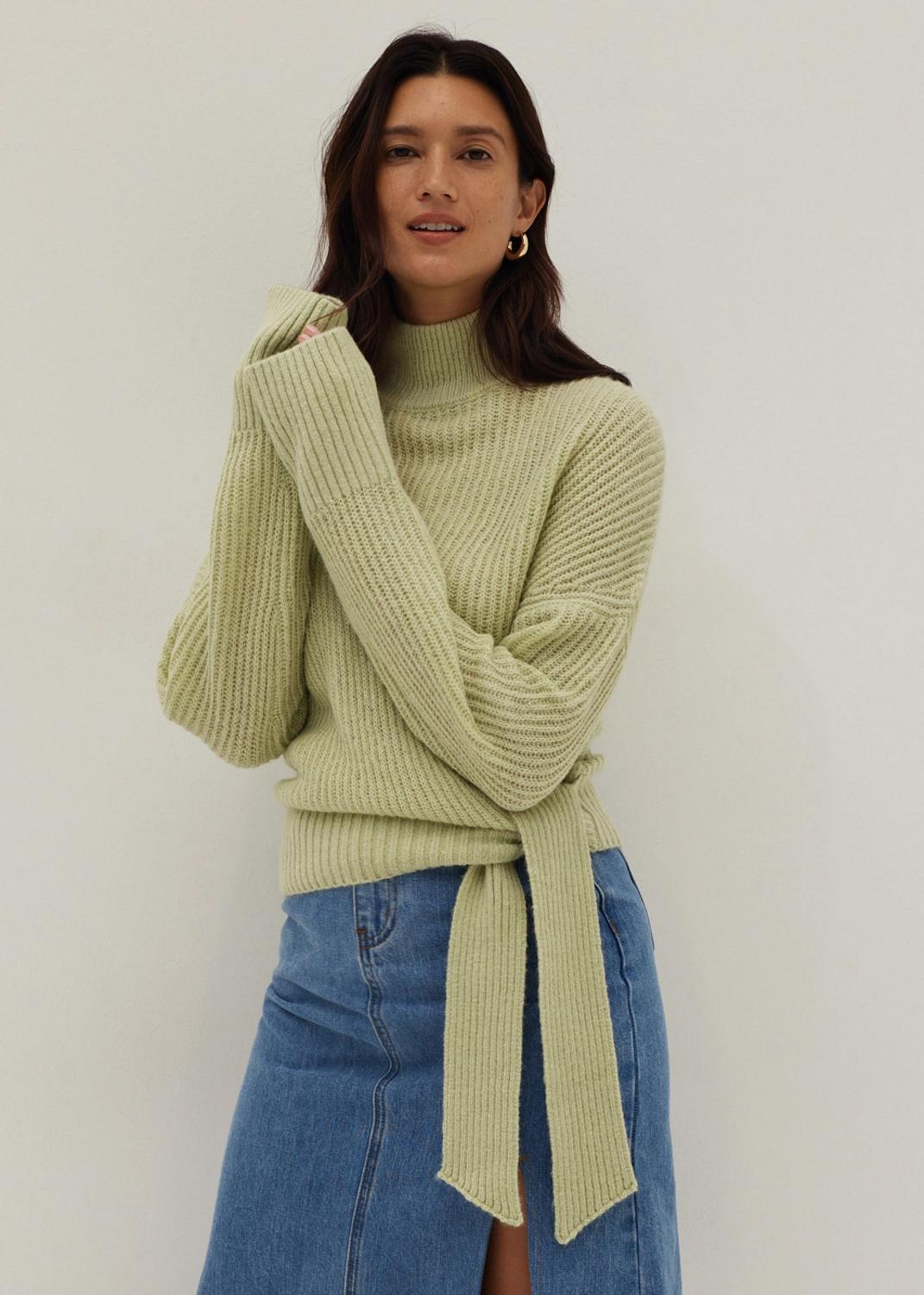 Nola Turtle Neck Wool Blend Sweater $257 (original $429)