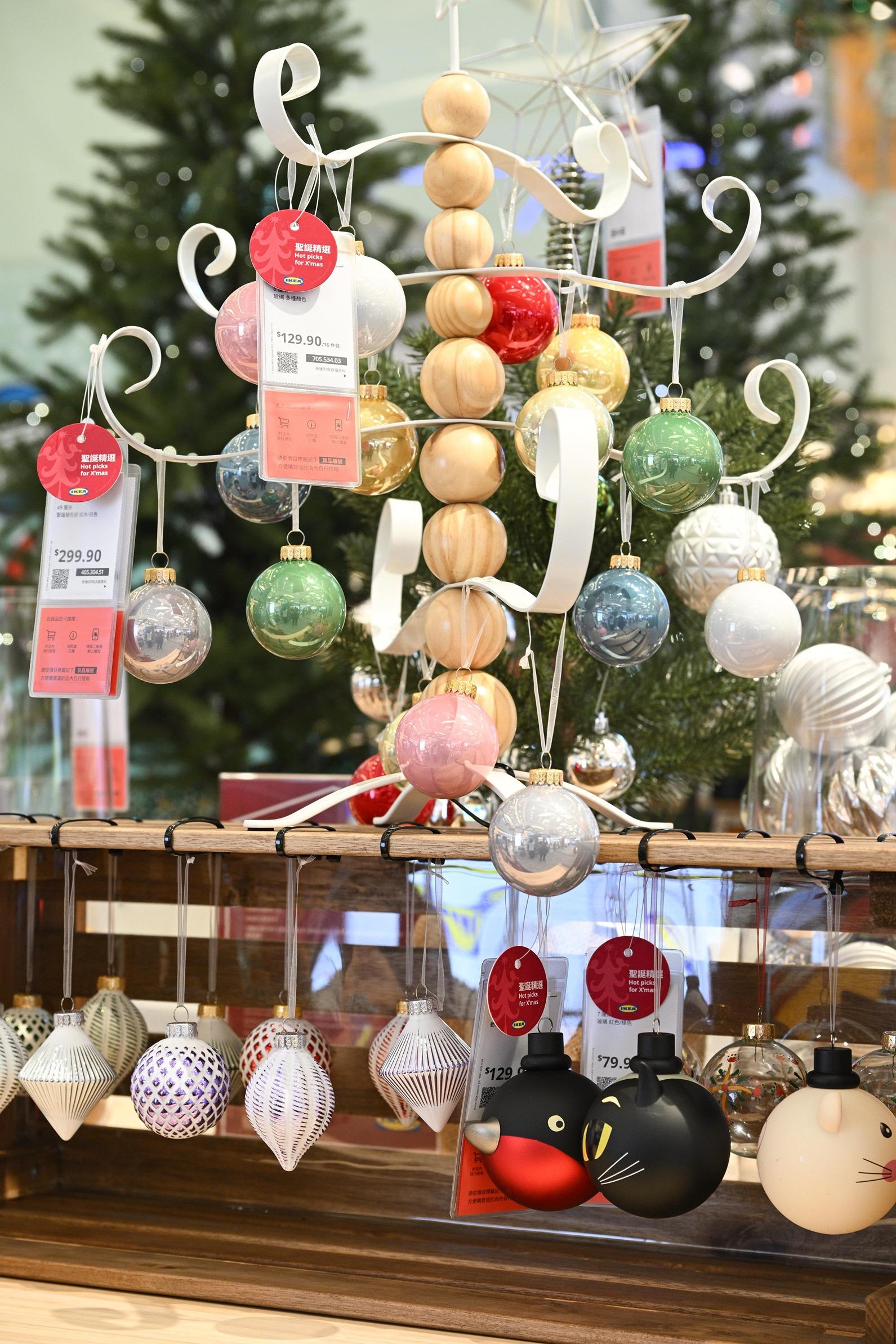 IKEA聖誕小鎮售賣多款聖誕布置產品。