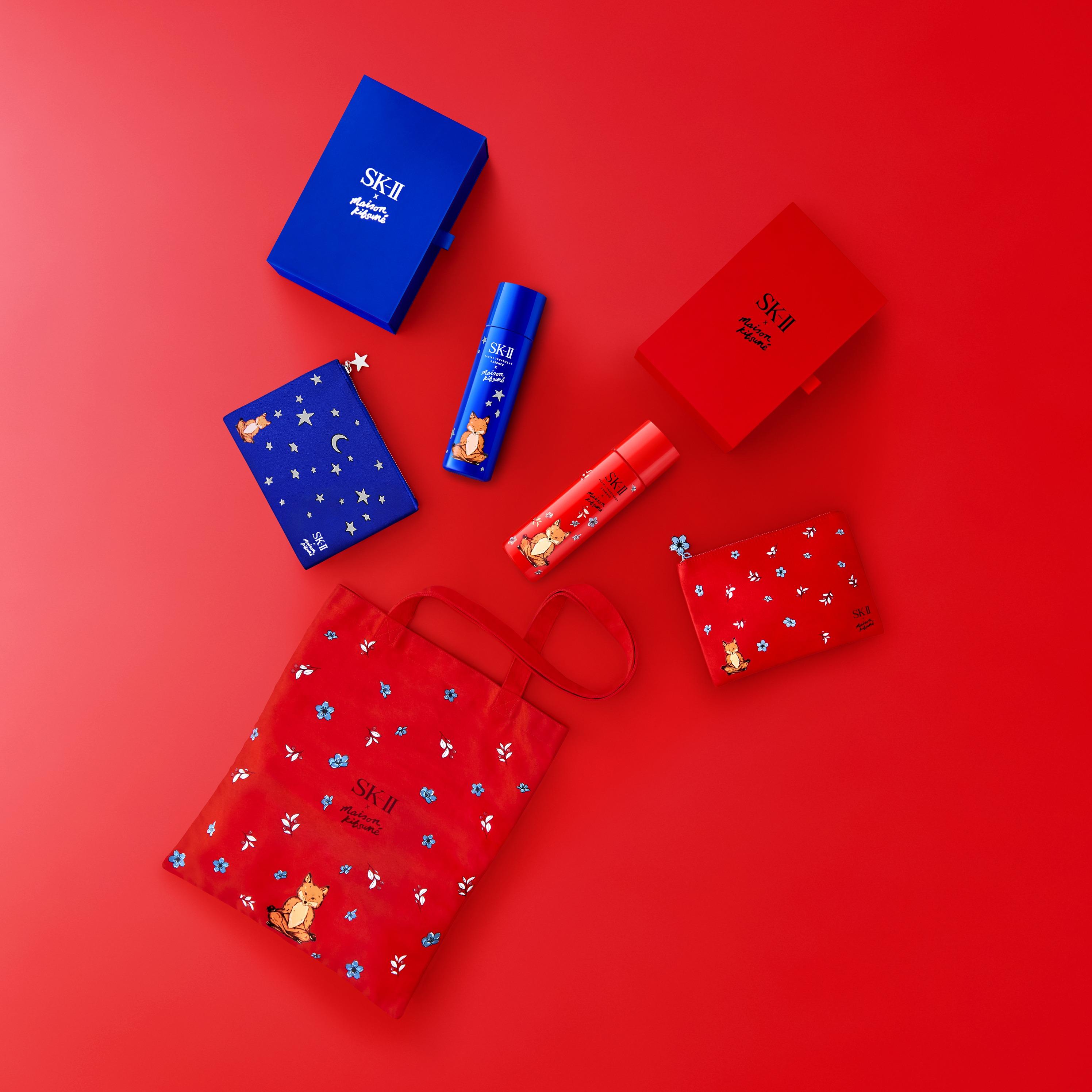 2023聖誕套裝推介|SK-II X MAISON KITSUNÉ 節日限定神仙水