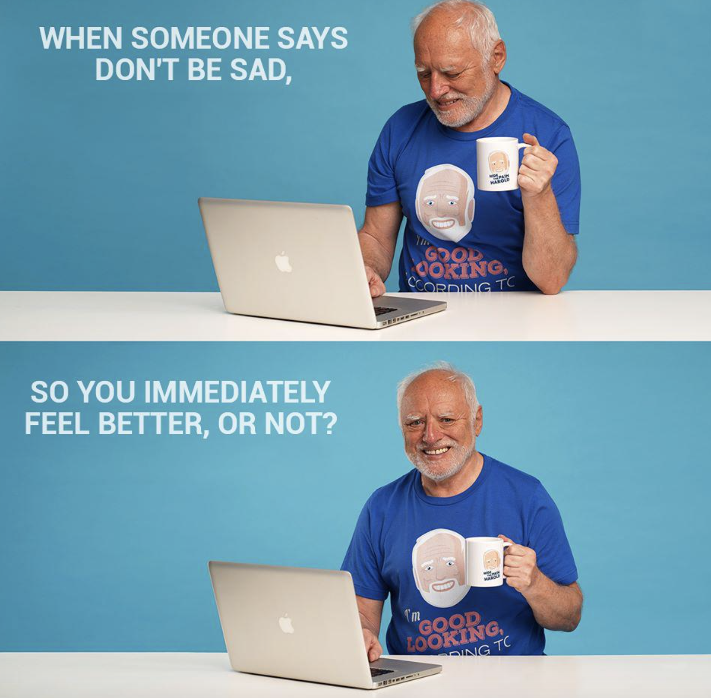 (圖片來源:FB@Hide the Pain Harold)