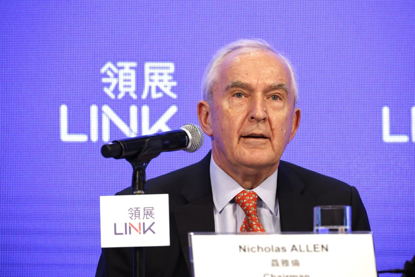 領展中期業績發布,圖為聶雅倫。(林俊源攝)