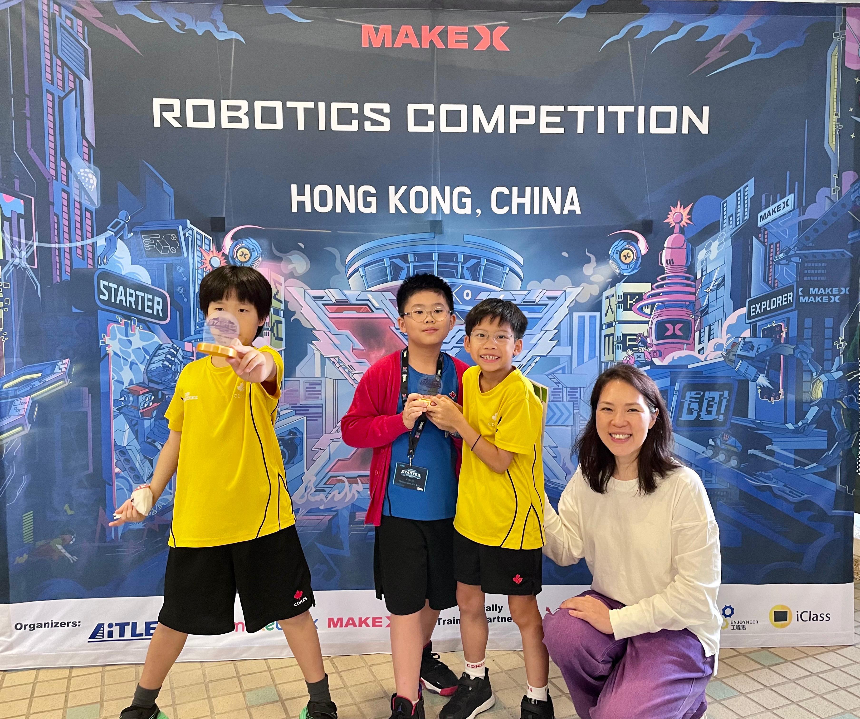 加拿大國際學校負責老師Ms.Vivian Fung認為借出場地有助推動校內創科風氣。