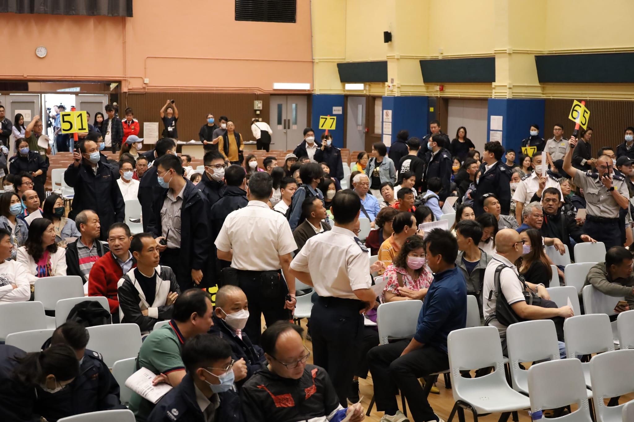 年宵2024|農曆年宵市場快餐攤位競投。(鍾式明攝)