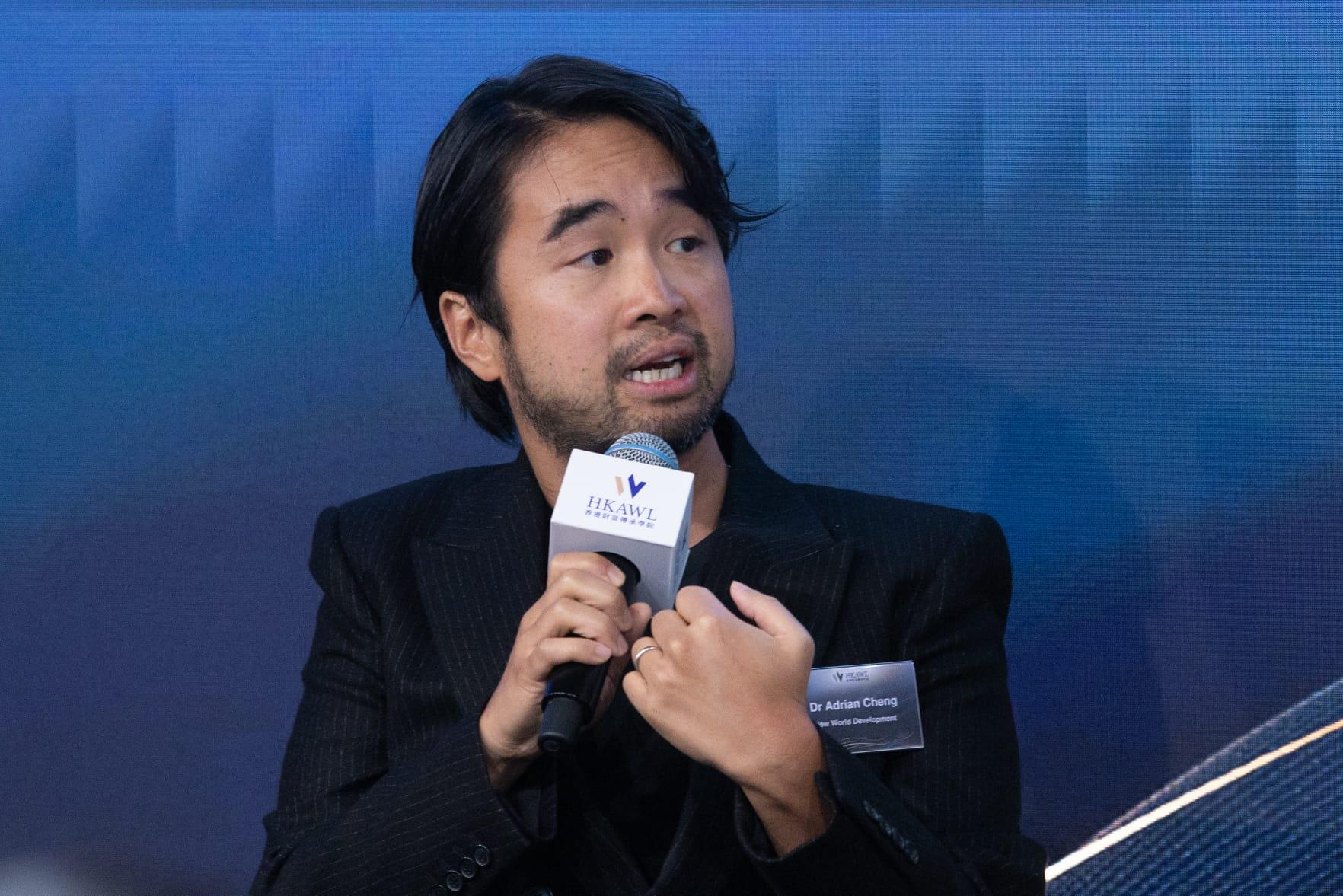 家族辦公室|香港財富傳承學院正式成立,主席鄭志剛指,將致力締造本港成為國際家辦樞紐。(蘇文傑攝)