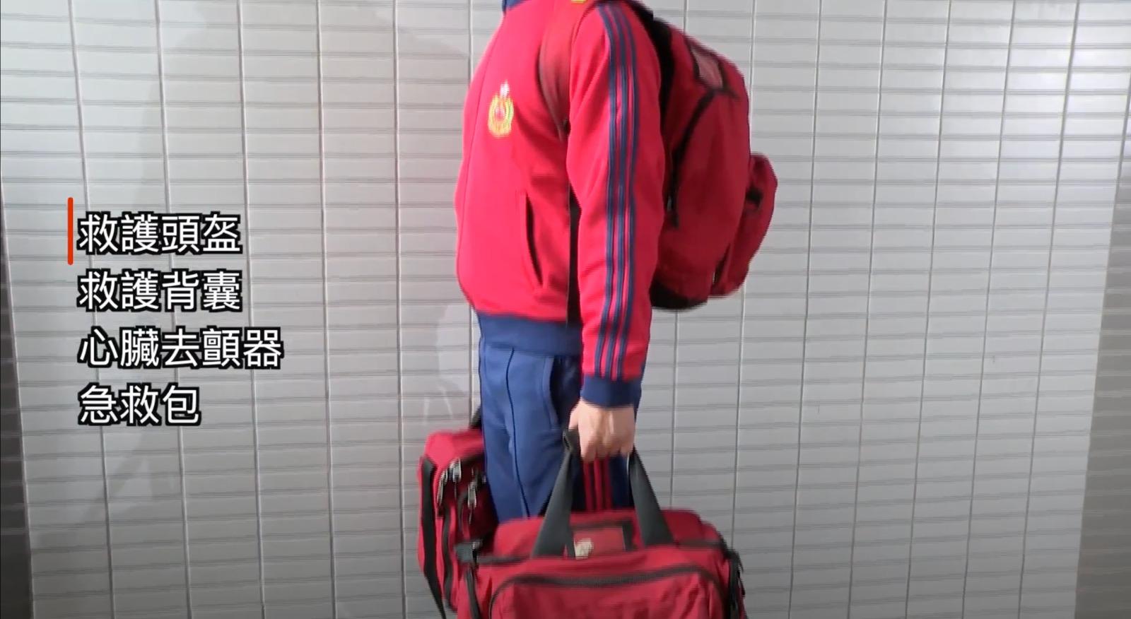 救護模擬實際工作測驗 4. 跑樓梯