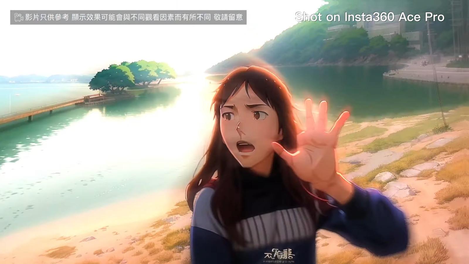 運動相機評測|Insta360 Ace Pro AI Warp可以將背景換做虛擬世界