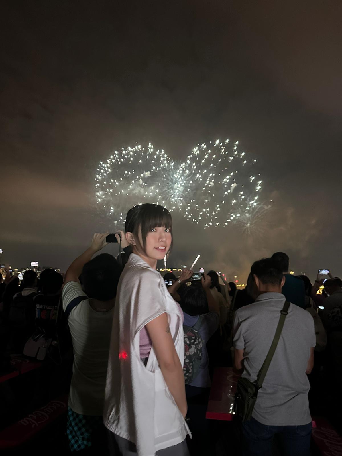 馬來西亞女神Miko Wong黃潔琪有翻版林明禎」、「大馬郭雪芙」之名(大馬女神Miko遊澳門劇照)