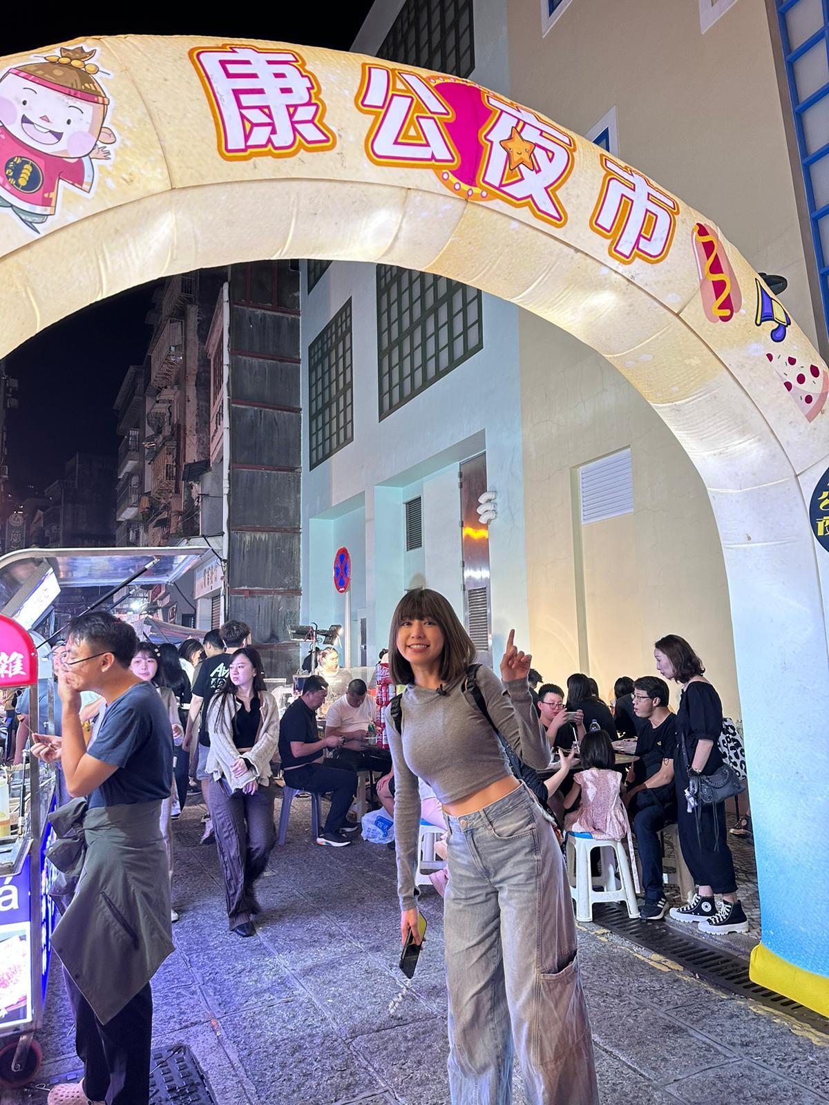 馬來西亞女神Miko Wong黃潔琪有翻版林明禎」、「大馬郭雪芙」之名(大馬女神Miko遊澳門劇照)