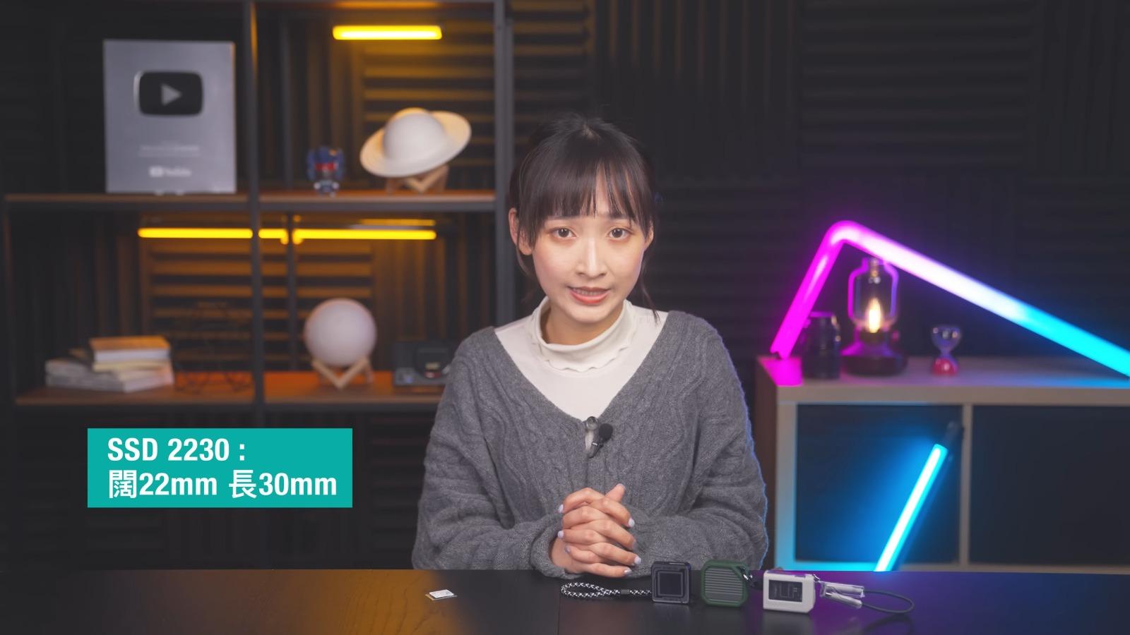 SSD外置盒寫上2230即闊22mm 長30mm