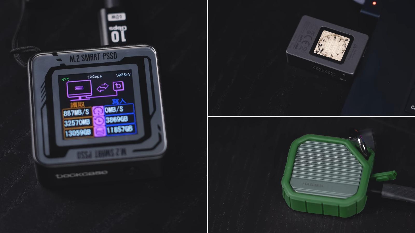 SSD外置盒實測|3個體積都很細,可同時放在手上