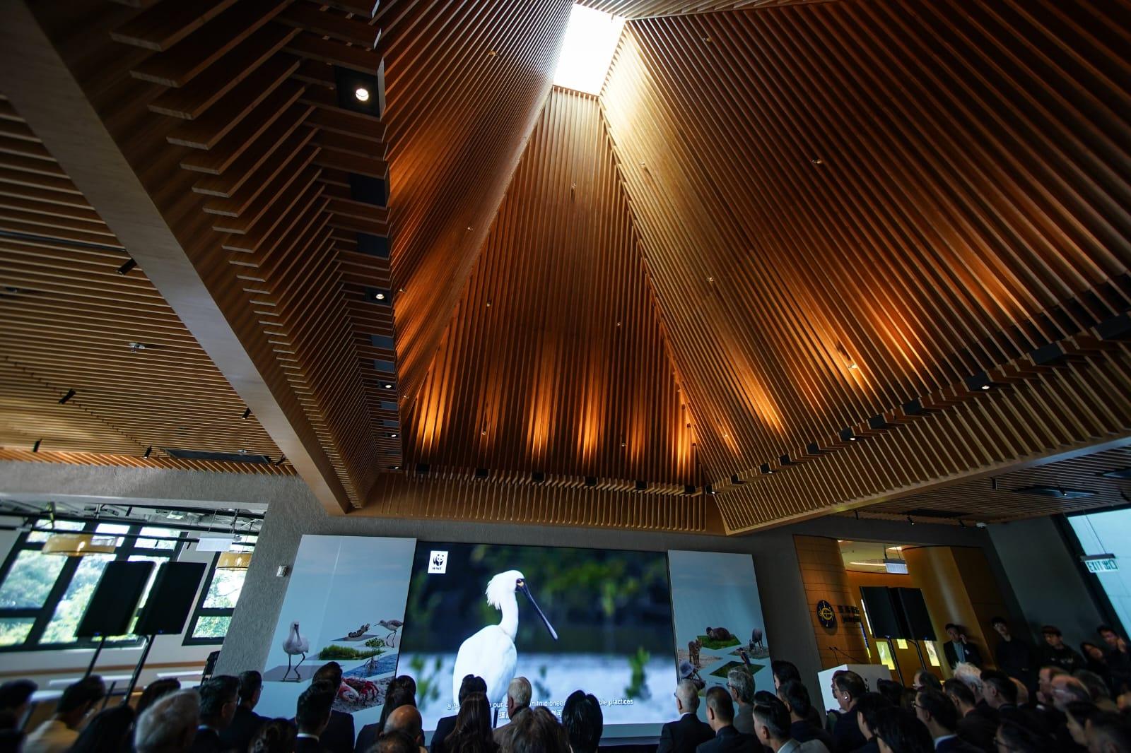 世界自然基金會賽馬會米埔斯科特訪客中心開幕