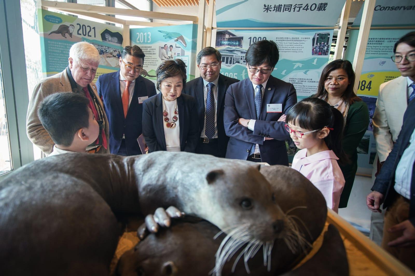 世界自然基金會賽馬會米埔斯科特訪客中心開幕