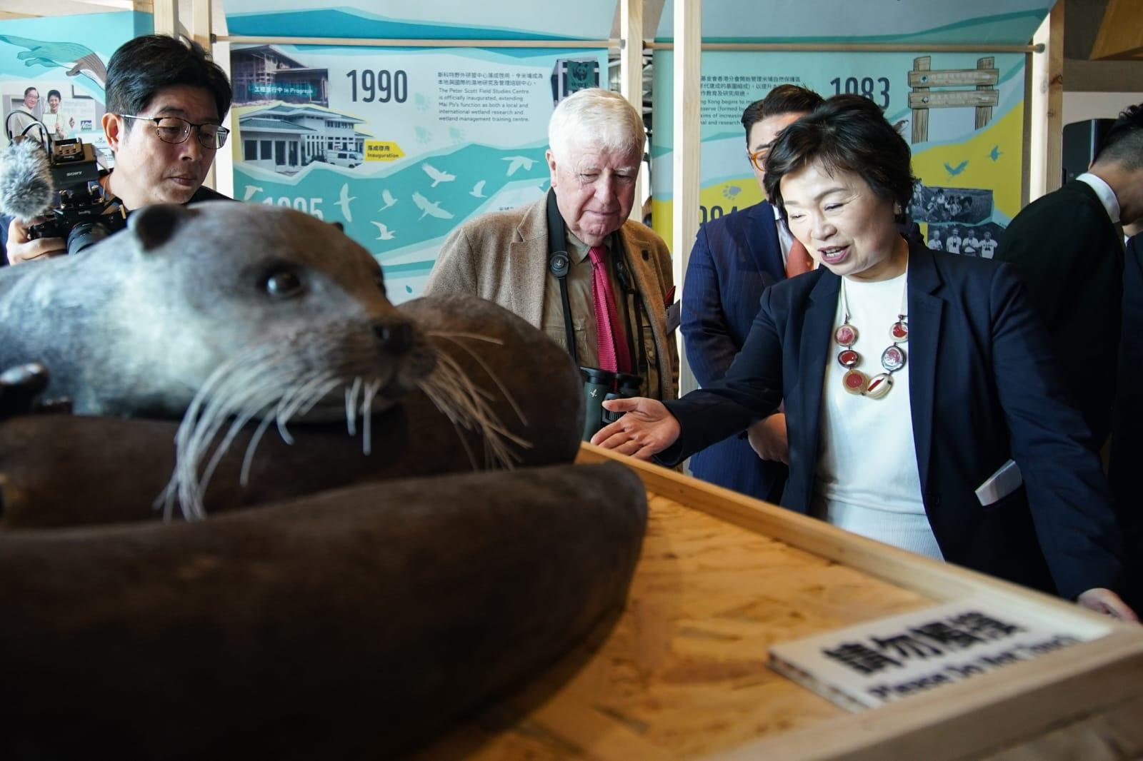 世界自然基金會賽馬會米埔斯科特訪客中心開幕