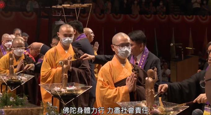 Ray Online|佛聯會會長引述釋迦牟尼說法,呼籲佛教徒區選投票。(網片截圖)