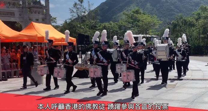 Ray Online|佛聯會會長引述釋迦牟尼說法,呼籲佛教徒區選投票。(網片截圖)