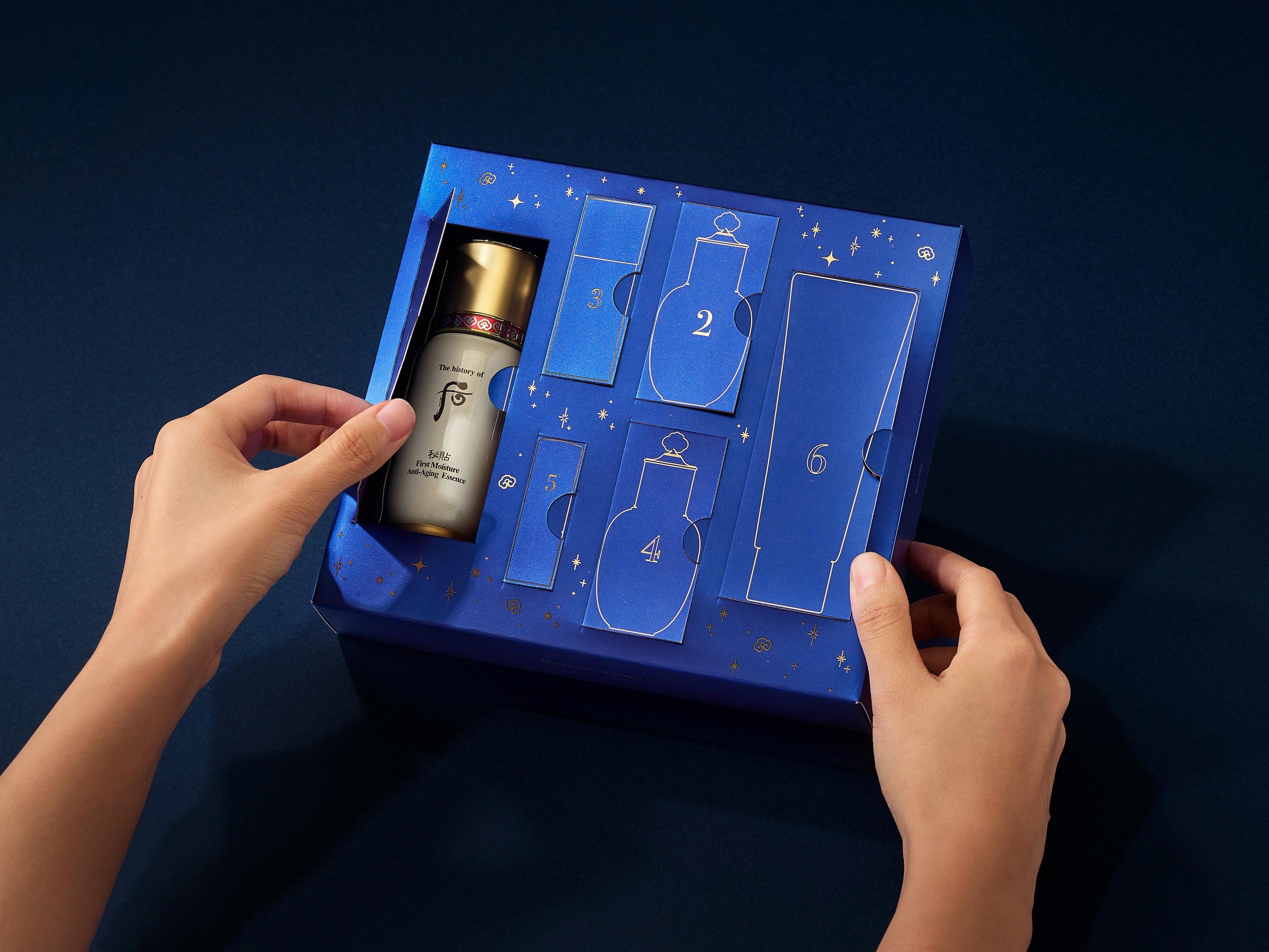 聖誕倒數月曆2023|The history of Whoo 后 秘貼 循環精華冬夜星空倒數月曆 $350(總值$834)