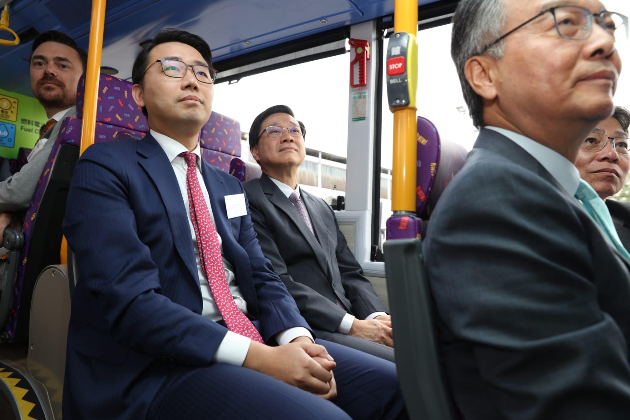 城巴引入全港首輛雙層氫能巴士及首個加氫站 最快明年1月行走九龍路線