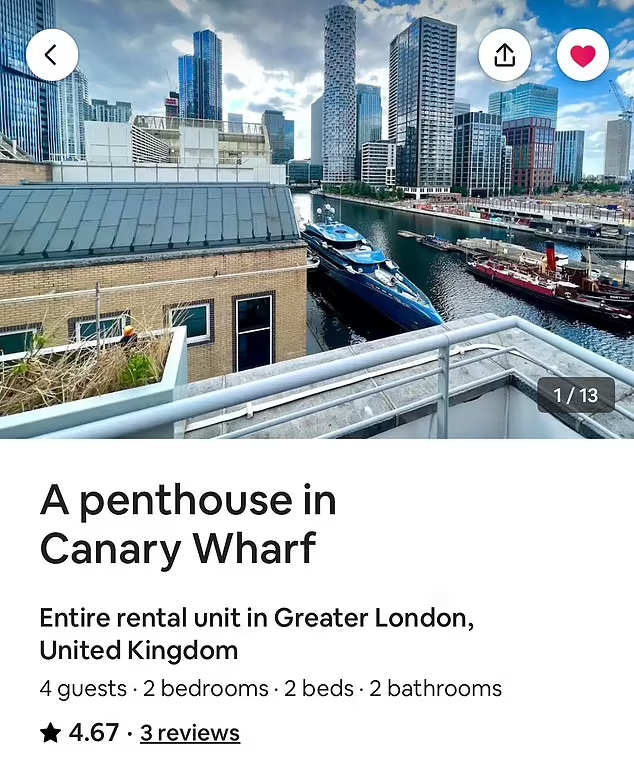 Fiona發現她的物業竟然出現在Airbnb上。(互聯網)