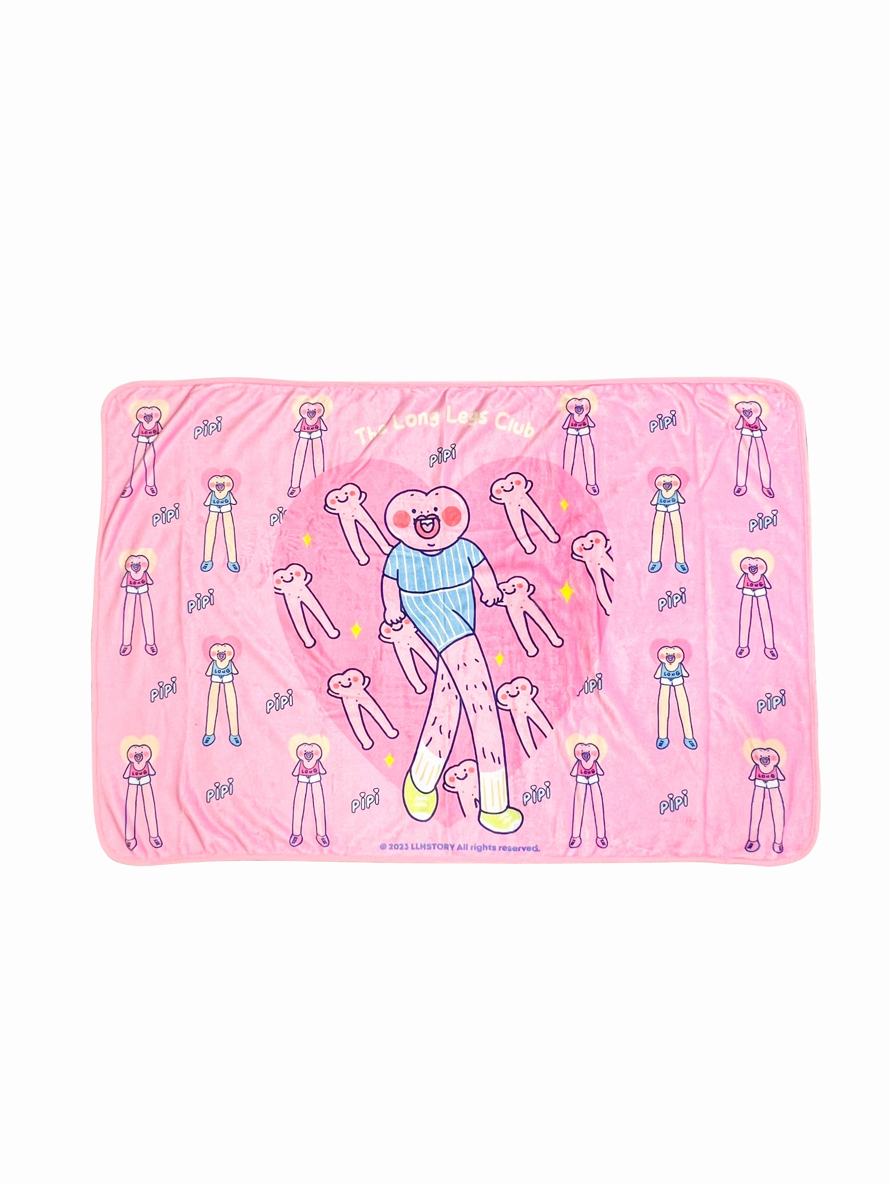 PiPi毛毛地毯|少女粉紅色的毛毛地毯,有長腿版PiPi陪伴,注入滿滿愛心為你帶來無限溫暖!|售價:HKD 180