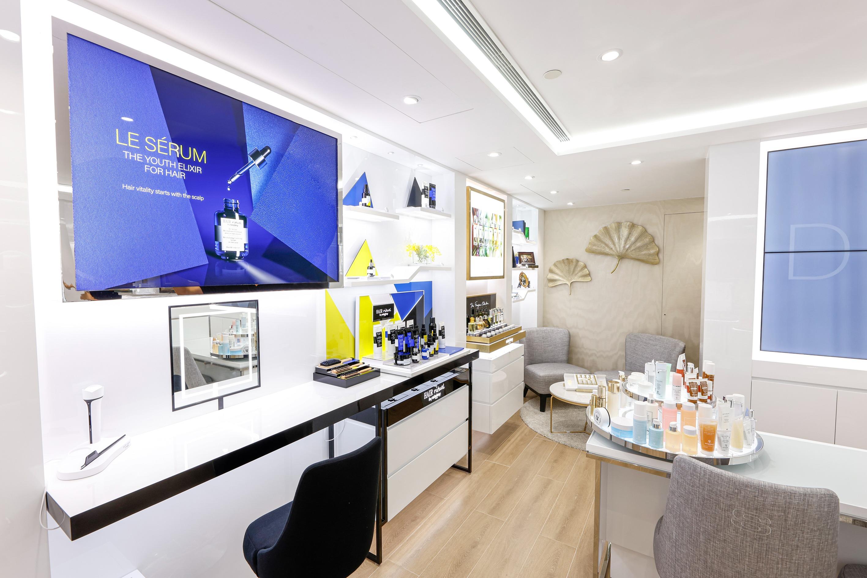 Sisley沙田新店除護膚品外,亦設有彩妝、香氛及HAIR rituel專區。