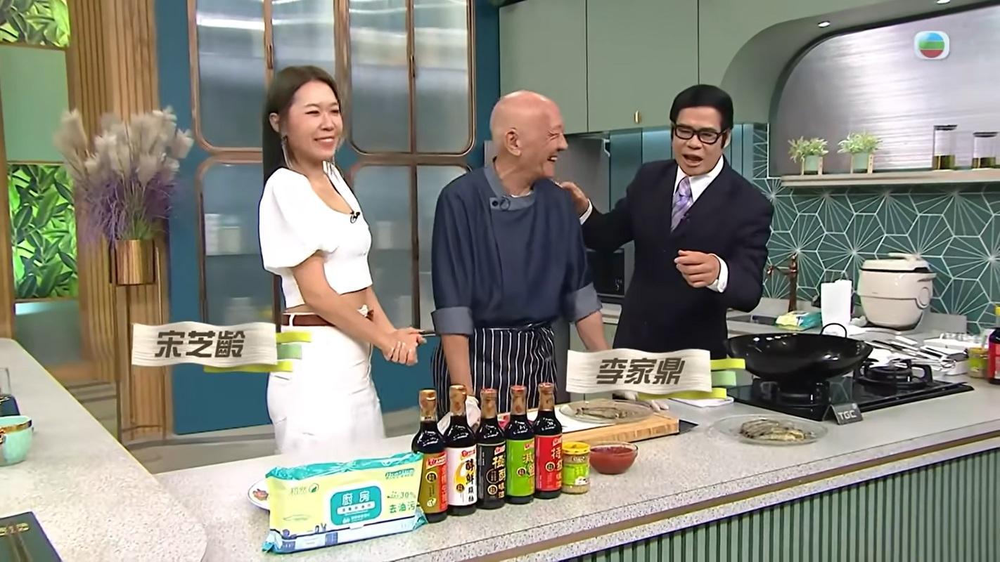 宋芝齡(左)日前亮相無綫電視節目《流行都市》。(節目截圖)