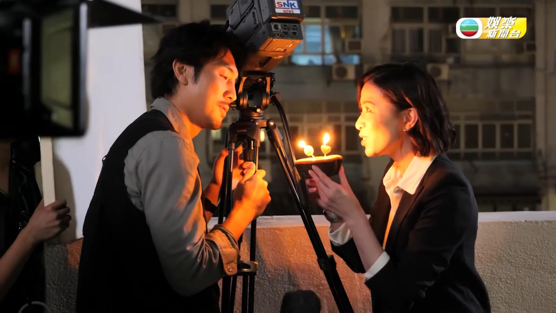 佘詩曼在《新聞女王》裡,最喜歡Man姐與譚俊彥的關係。