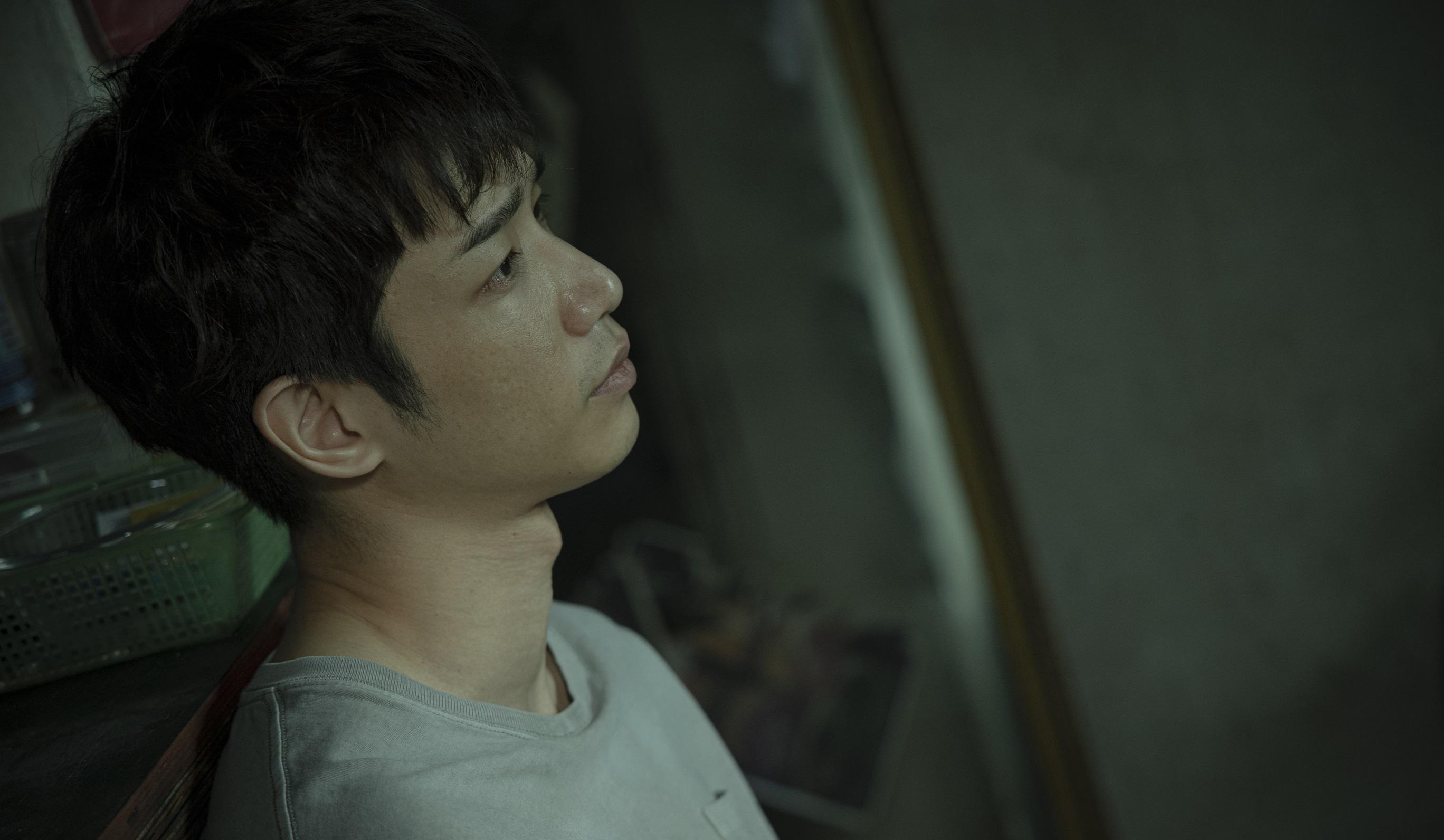 劉以豪自言演到長期情緒繃緊。(《白晝如焚》劇照)