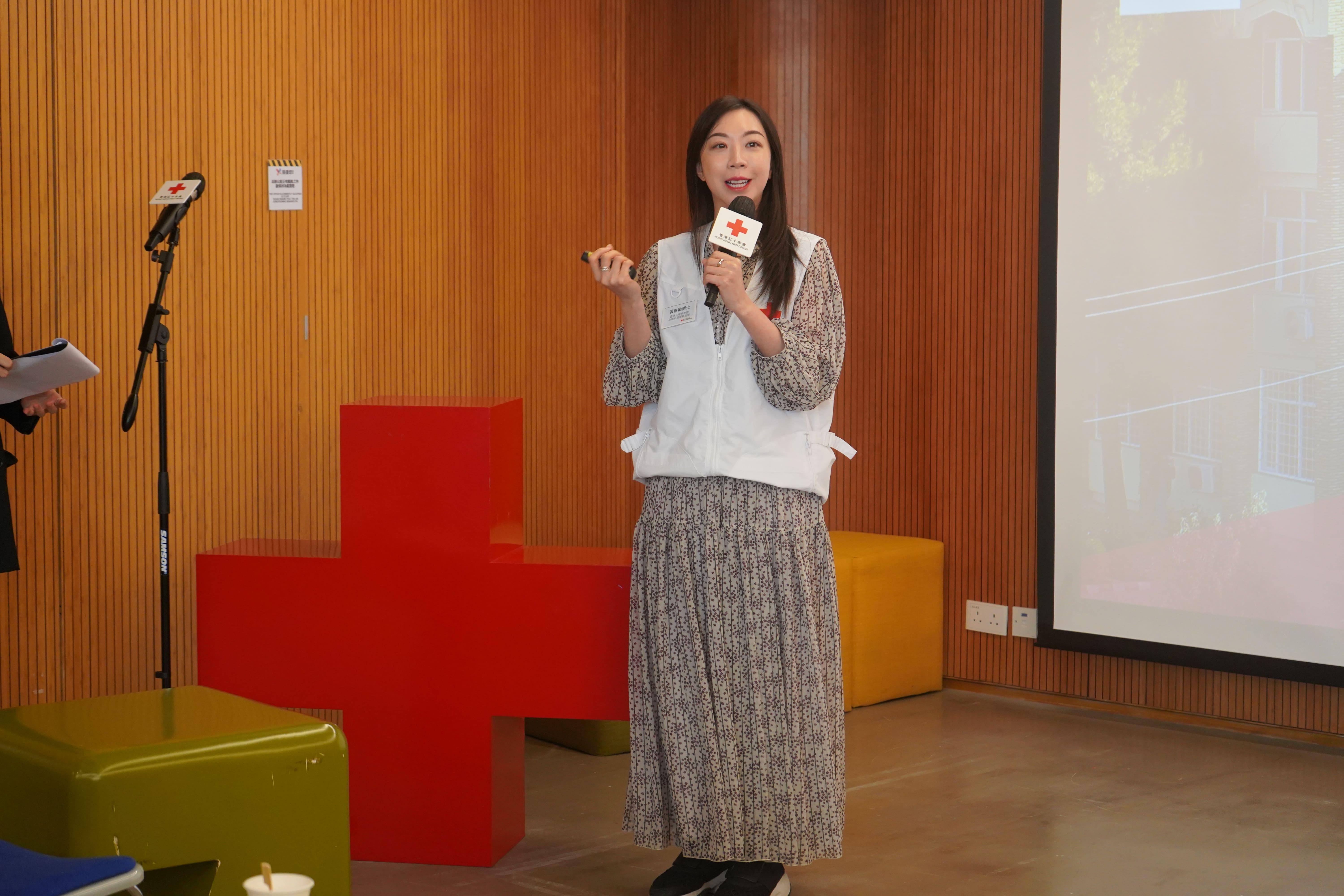 香港紅十字會臨床心理學家暨心理支援服務望管張依勵