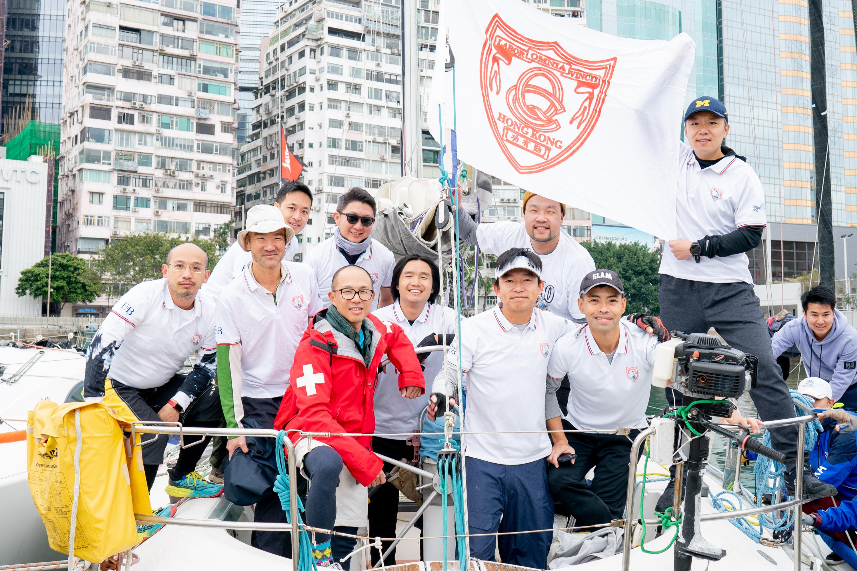 世界航商大會母校盃帆船賽今日舉行。